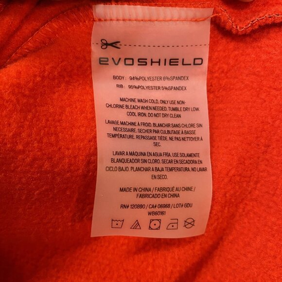 Evoshield Red TD Logo Long Sleeve Mens Pullover Sweatshirt 2XL Polyester/Spandex - Picture 4 of 11